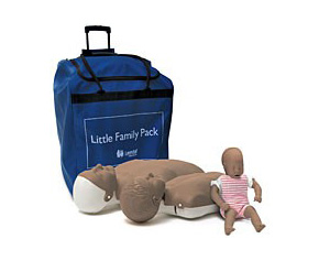 Little Anne QCPR w/ Soft Pack/Training Mat - Dark Skin < Laerdal #2002501 