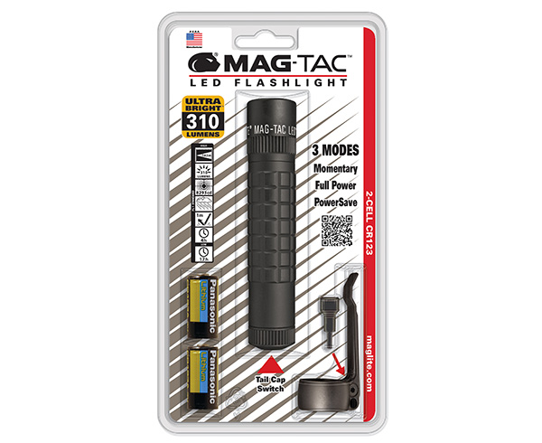 MAG-TAC LED Flashlight, 2 Cell, CR123 < Maglite 