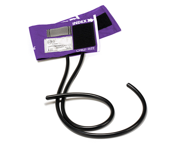 Pediatric Size Nylon Cuff and Bladder, Pediatric, Purple, Set < Prestige Medical #82-CB-PED-PUR 