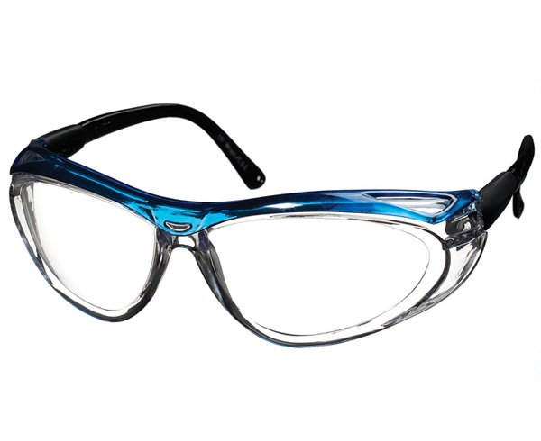 Small Frame Designer Eyewear, Frosted Blue, Frosted < Prestige Medical #5440-BLU 