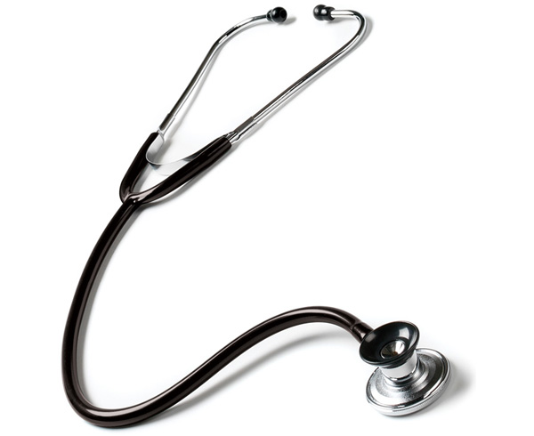 SpragueLite Stethoscope, Adult, Black < Prestige Medical #S124-BLK 