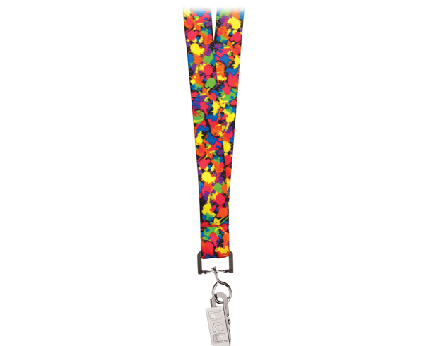 Printed Lanyard, Paint Splatter, Print < Prestige Medical #6033-PNT 