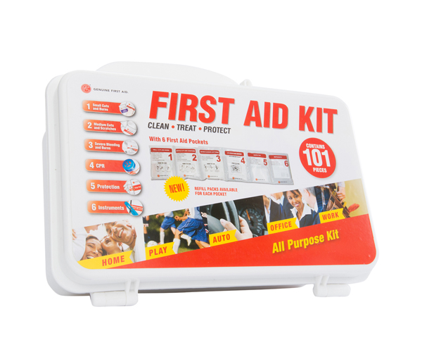 10 Person NON ANSI, Hard Case < Genuine First Aid #9999-2306 