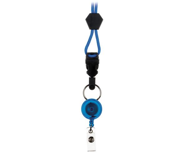 Retractable Lanyard, Royal Lanyard with Ocean retracteze < Prestige Medical #6053-ROY 