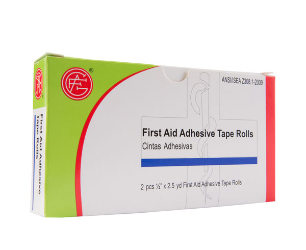Adhesive Tape Rolls, 0.5 x 2.5 yds, 2pcs < Genuine First Aid #9999-0201 