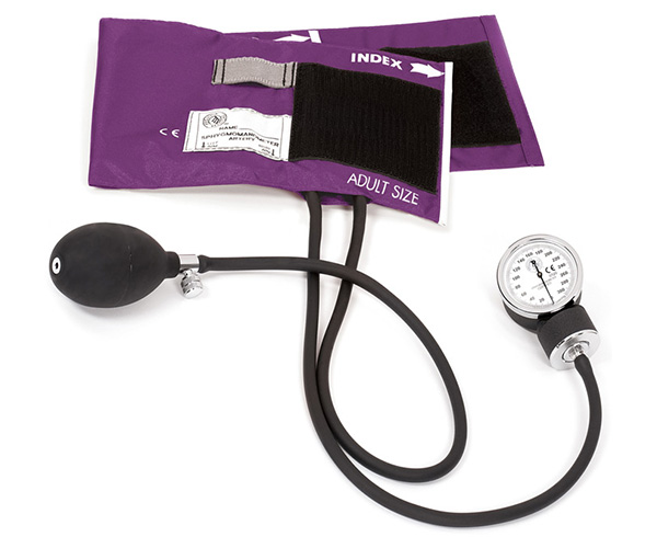 Standard Aneroid Sphygmomanometer in Box, Adult, Purple < Prestige Medical #79-PUR 