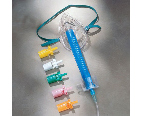 Adult Venturi Style Mask w/ 6 Diluter Jets < Cardinal Health #1240 