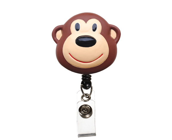 Deluxe Retracteze ID Holder, Monkey, Print < Prestige Medical #S14-MON 