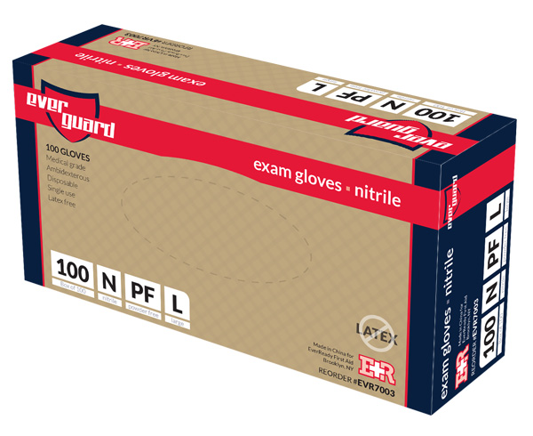 EverGuard Exam Gloves, Nitrile < EverReady 