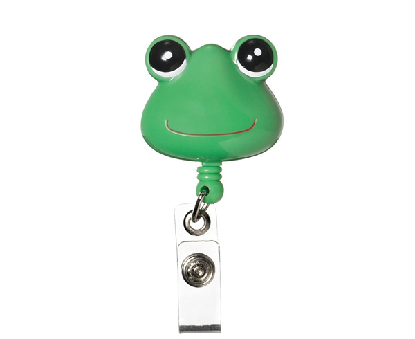 Deluxe Retracteze ID Holder, Frog, Print < Prestige Medical #S14-FRG 