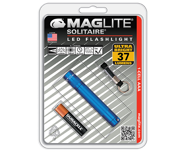 Solitaire LED Flashlight, 1 Cell AAA < Maglite 