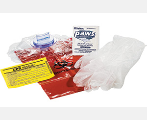 EZ CPR Rescue Pack- case of 12 < SAFETEC #17155 