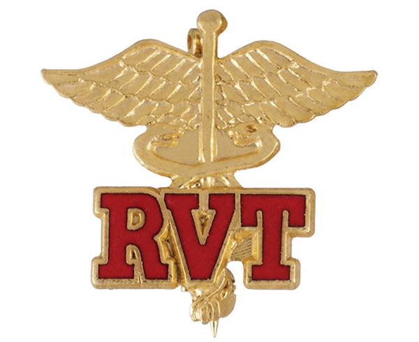 Registered Veterinary Technician (Caduceus) Emblem Pin < Prestige Medical #1051 