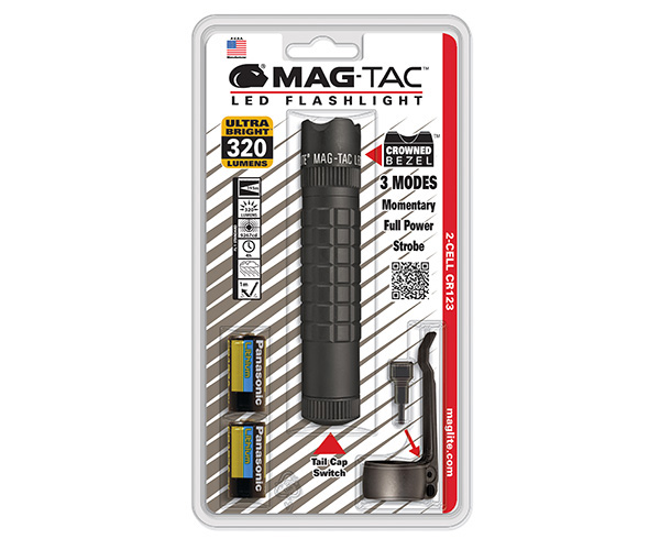 MAG-TAC LED Flashlight, 2 Cell, CR123 < Maglite 