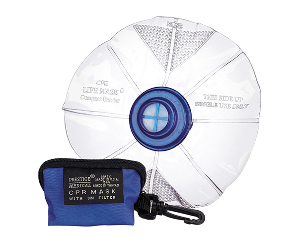 CPR Mask Lifemask in Keychain Bag, Adult, Royal < Prestige Medical #M2-ROY 