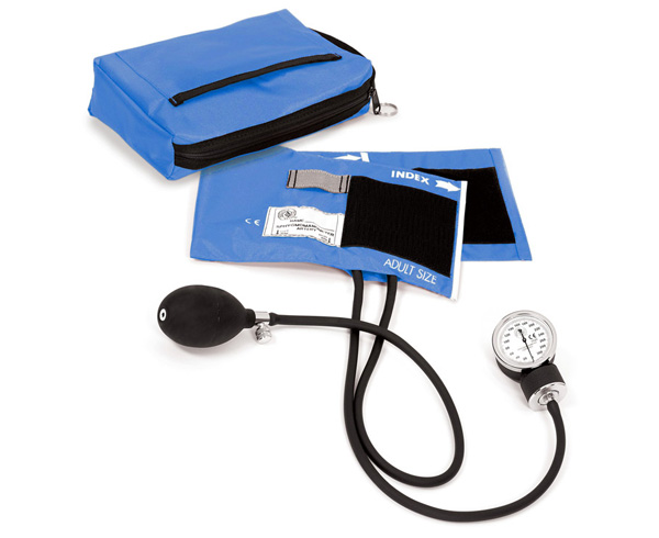 Premium Aneroid Sphygmomanometer With Carry Case, Adult, Ceil Blue < Prestige Medical #882-CBL 