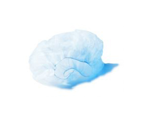 Bouffant Caps - Blue 24" < 