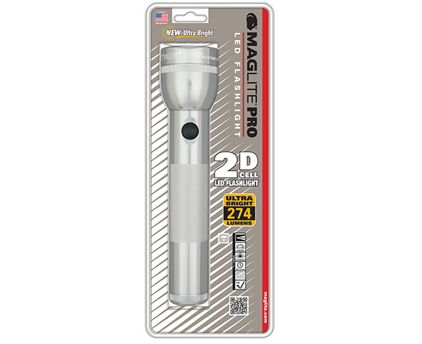 Maglite Pro LED Flashlight, Ultra Bright, 2 Cell D < Maglite 