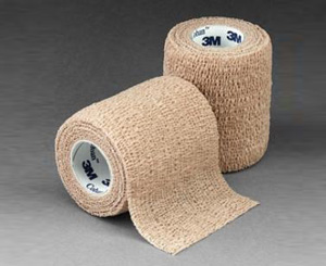 Coban Self Adherent Cohesive Wrap, 1" x 5 yds., Box/30 < 3M #1581 