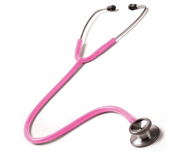 Clinical I Stethoscope, Adult, Hot Pink < Prestige Medical #S126-HPK 