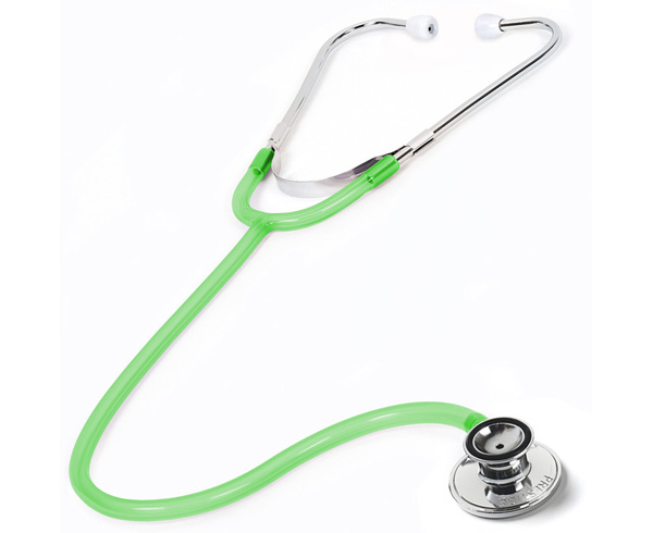 Ultra-Sensitive Dual Head Stethoscope, Adult, Frosted Kiwi < Prestige Medical #S125-F-KIW 