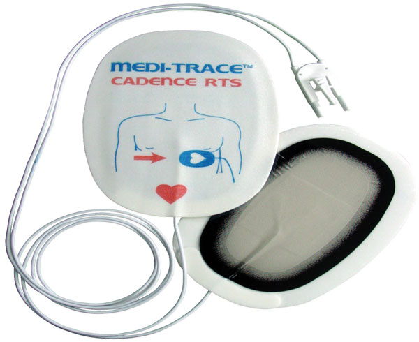 Medi-Trace Cadence Pediatric Multi-Function Defibrillation Electrodes, Radiotransparent 22770P- 5/CS Case < Kendall #22770P 