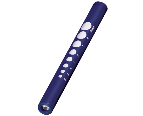 Disposable Pupil Gauge Penlight, Navy < Prestige Medical #210-NAV 