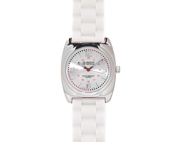 Braided Band Fashion Watch, White < Prestige Medical #1778-WHT 
