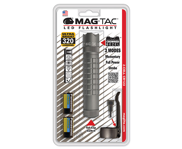 MAG-TAC LED Flashlight, 2 Cell, CR123 < Maglite 