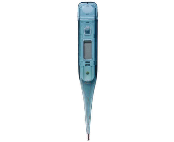 Cool Colors Digital Thermometer, Seabreeze, Translucent < Prestige Medical #DT-6-SEA 