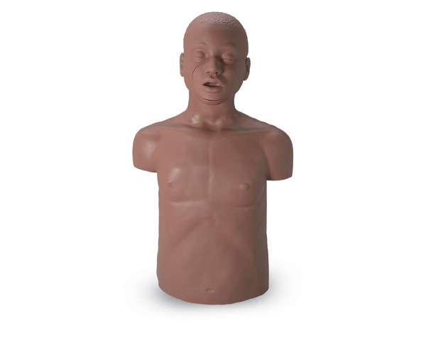 Paul CPR Manikin w/ Carry Bag, African American < simulaids #2803 