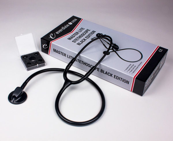 Master Lite Stethoscope, Black Edition < EverDixie #DIX4253B 
