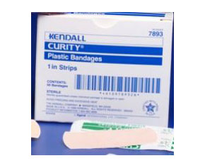 Sheer Plastic Spot Adhesive Bandages 7/8" , Box/100 < #6403LF 