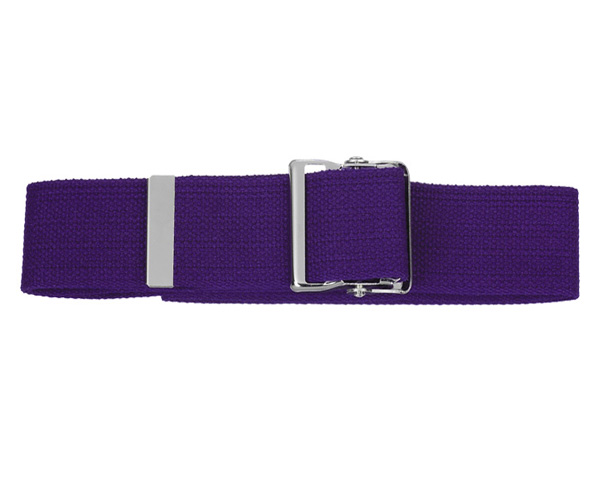 Cotton Gait Belt with Metal Buckle, Purple < Prestige Medical #621-PUR 