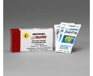 Unburn - 1/8oz Packets in Unitized Box , Case of 100 < Water-Jel #UB100-5 
