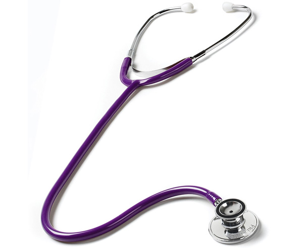 Ultra-Sensitive Dual Head Stethoscope, Adult, Purple < Prestige Medical #S125-PUR 
