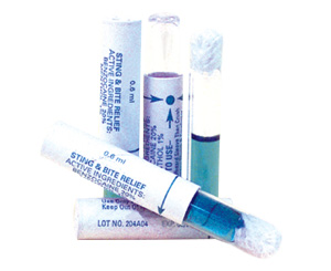 Medicated Sting & Bite Relief Swab < 