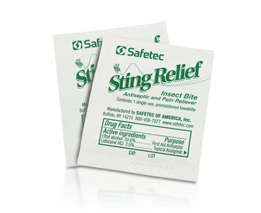 Sting Relief Pad < Safetec of America #52013 