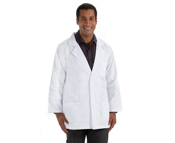 Men's Consultation Jacket, M, White < Prestige Medical #5730-M 