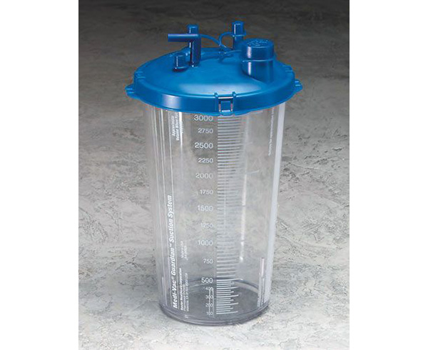 Cardinal Medi-Vac Brand Guardian Suction Canisters 1200cc < Cardinal Health #65651-212 