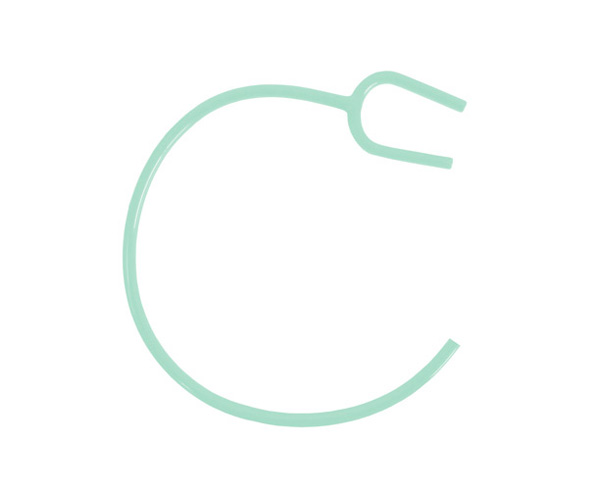 Standard Single Y-Tubing, Frosted Seabreeze < Prestige Medical #T-F-SEA 