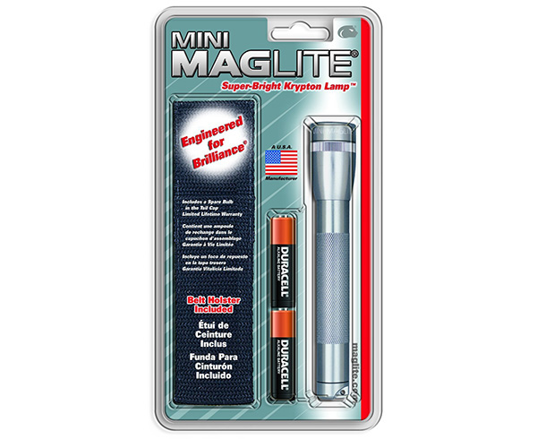 Mini Maglite LED Flashlight Holster Combo Pack, 2 Cell AA < Maglite 
