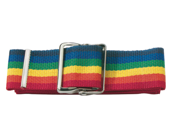 Nylon Gait Belt with Metal Buckle, Rainbow, Print < Prestige Medical #623-RAI 