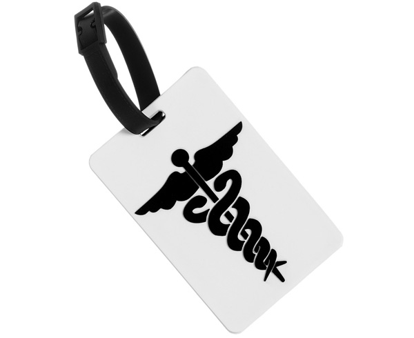 Caduceus Luggage Tag, Caduceus < Prestige Medical #S11-CAD 