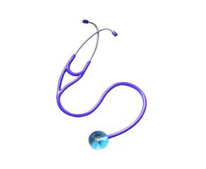 Nurses Acrylic Head Stethoscope - Light Blue < EverDixie 