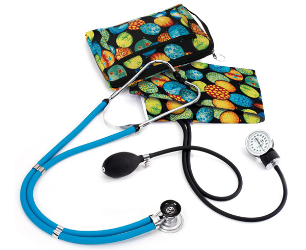 Aneroid Sphygmomanometer / Sprague-Rappaport Stethoscope Kit, Adult, Balloons, Print < Prestige Medical #A2-BAL 