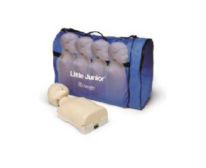 Little Junior Manikin Four Pack w/ Soft Pack/Training Mat - Light Skin < Laerdal #18002201 