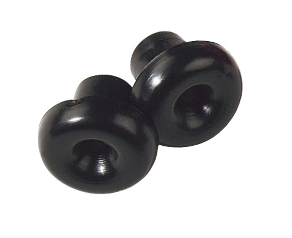 Soft Mushroom Eartips, Black, Pair < Prestige Medical #S-SET-BLK 