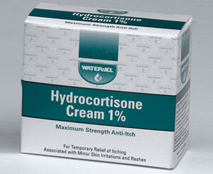 Hydrocortisone 1% Cream, 0.9g Packets < Water Jel #WJHY1800 