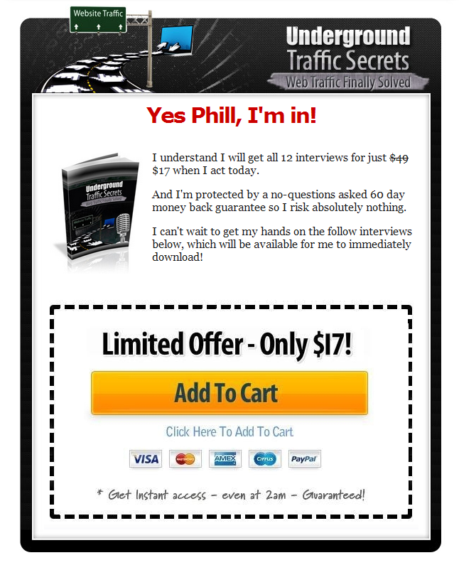 order+box Underground Traffic Secrets